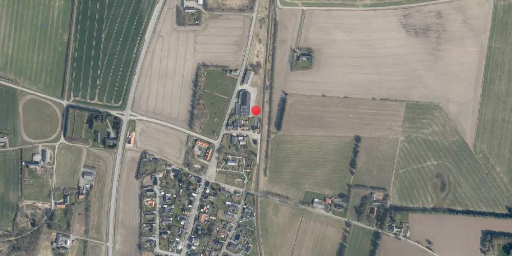 Historisk kort over Vidstrup Station Historisk kort over Vidstrup Station