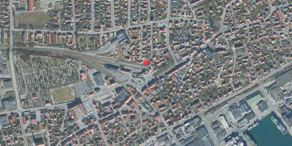 Historisk kort over Skagen Station Historisk kort over Skagen Station