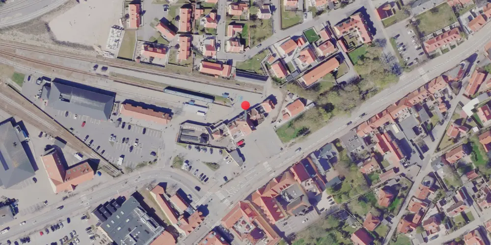 Historisk kort over Skagen Station Historisk kort over Skagen Station