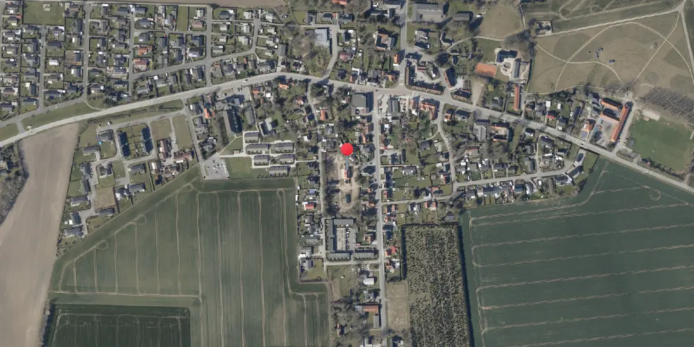 Historisk kort over Mern Station Historisk kort over Mern Station