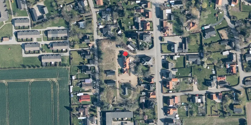 Historisk kort over Mern Station Historisk kort over Mern Station