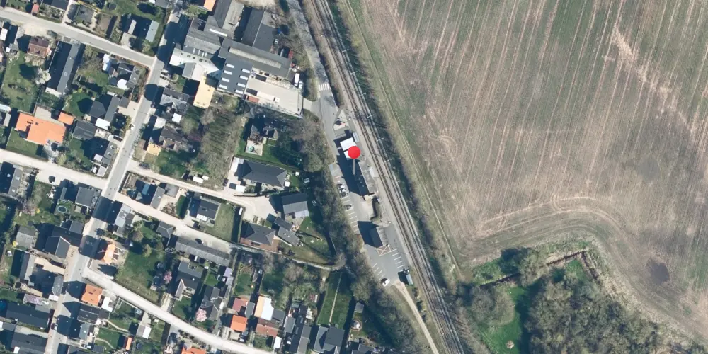 Historisk kort over Gadstrup Station Historisk kort over Gadstrup Station