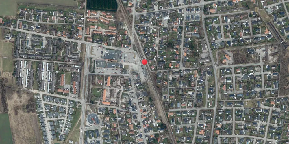 Historisk kort over Havdrup Station Historisk kort over Havdrup Station