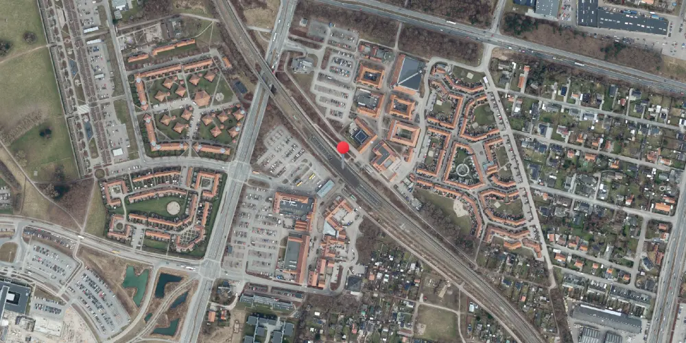 Historisk kort over Ølby Station