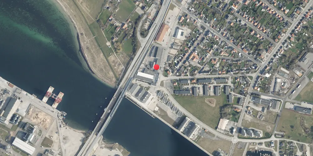 Historisk kort over Masnedsund Station Historisk kort over Masnedsund Station