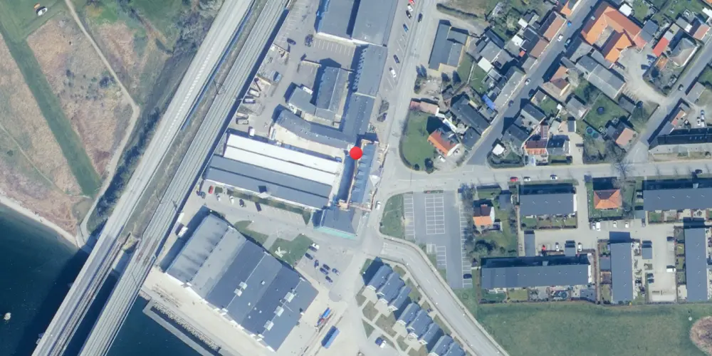 Historisk kort over Masnedsund Station Historisk kort over Masnedsund Station