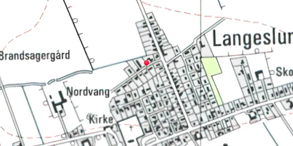Historisk kort over Arentsminde Station Historisk kort over Arentsminde Station