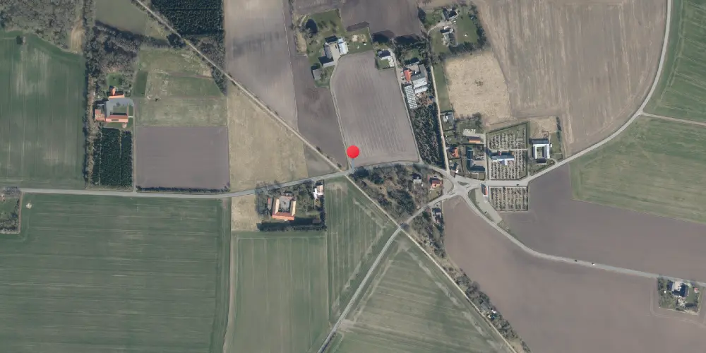 Historisk kort over Vadum Kirke Trinbræt Historisk kort over Vadum Kirke Trinbræt