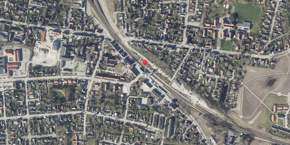 Historisk kort over Tølløse Station Historisk kort over Tølløse Station