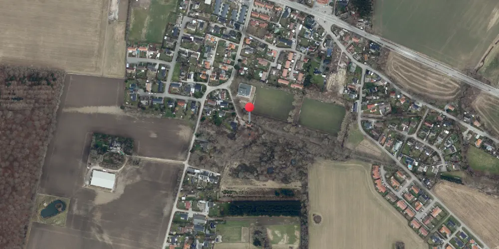 Historisk kort over Lellinge Station Historisk kort over Lellinge Station