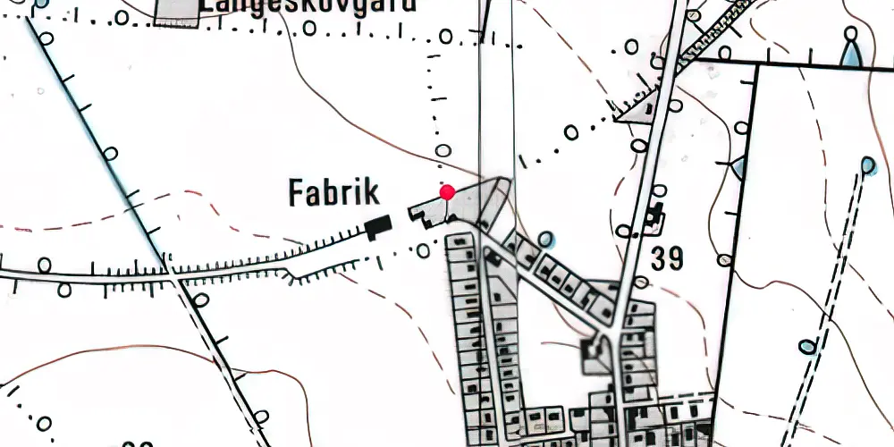 Historisk kort over Ørslev Station Historisk kort over Ørslev Station