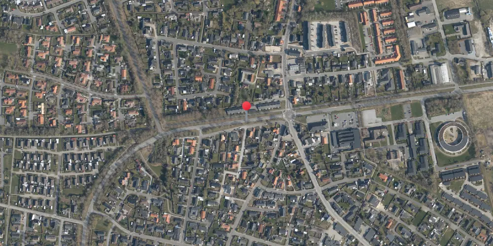 Historisk kort over Gistrup Station Historisk kort over Gistrup Station