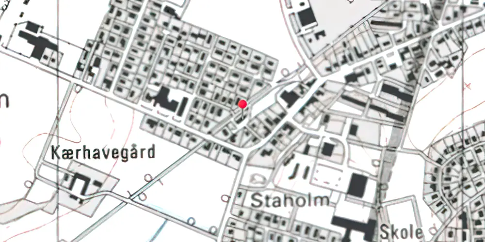 Historisk kort over Klarup Station Historisk kort over Klarup Station
