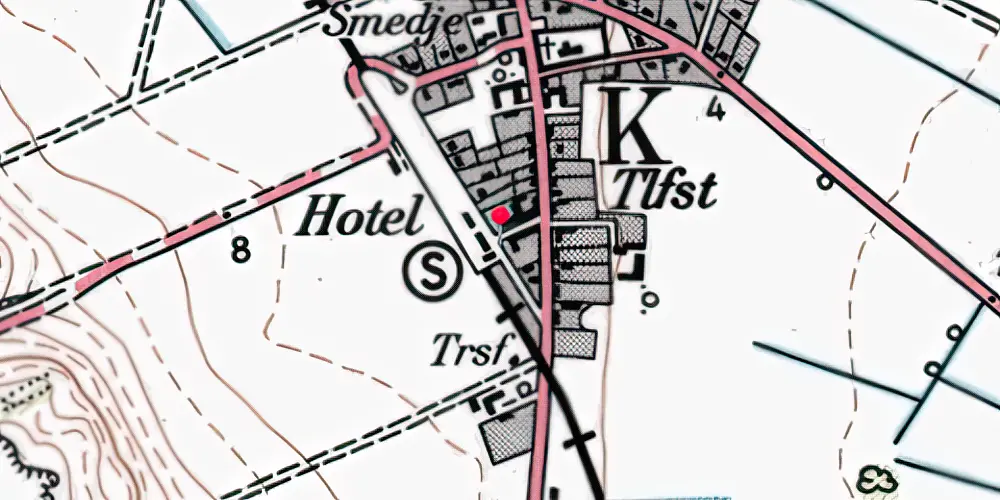 Historisk kort over Storvorde Station Historisk kort over Storvorde Station