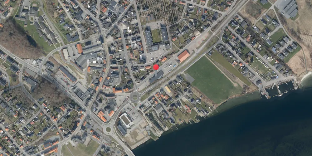 Historisk kort over Hadsund Nord Station Historisk kort over Hadsund Nord Station