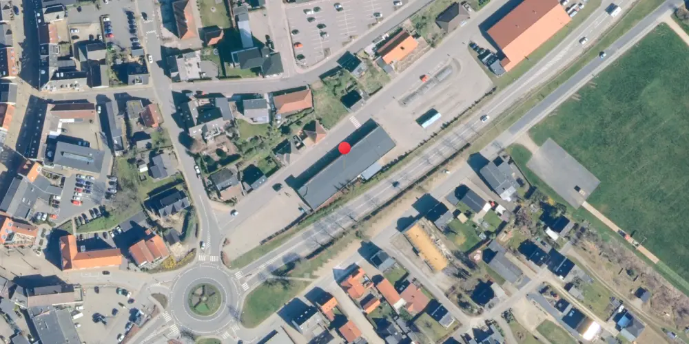 Historisk kort over Hadsund Nord Station Historisk kort over Hadsund Nord Station