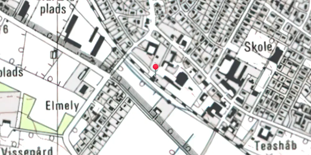 Historisk kort over Gug Station Historisk kort over Gug Station