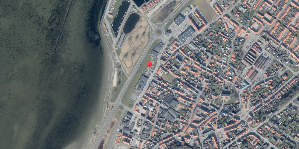 Historisk kort over Nibe Station Historisk kort over Nibe Station