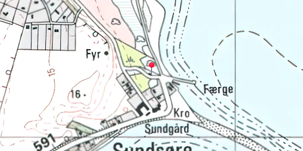 Historisk kort over Sundsøre Godsstation Historisk kort over Sundsøre Godsstation