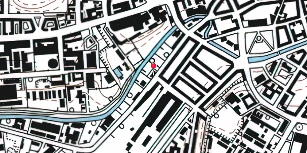 Historisk kort over Hammelbanegården (Aarhus) Station