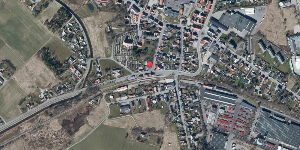 Historisk kort over Asnæs Station Historisk kort over Asnæs Station