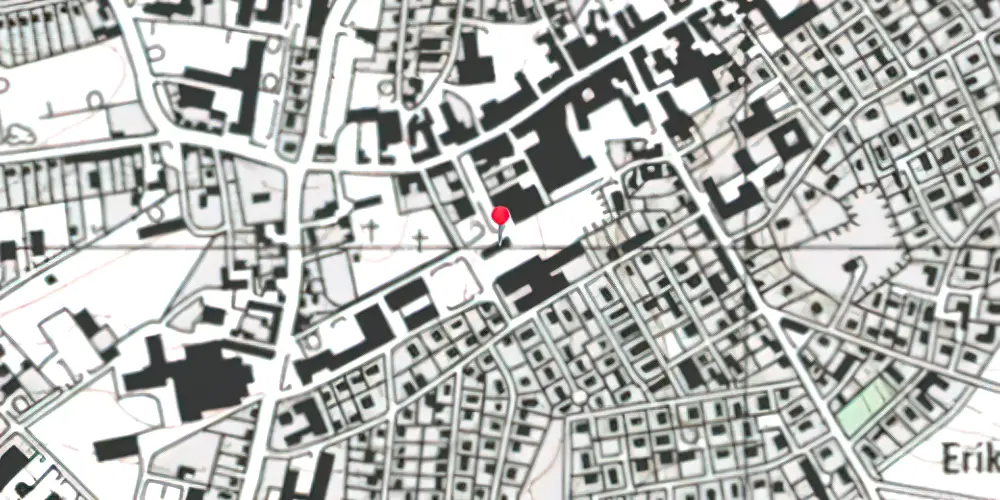 Historisk kort over Hammel Station Historisk kort over Hammel Station