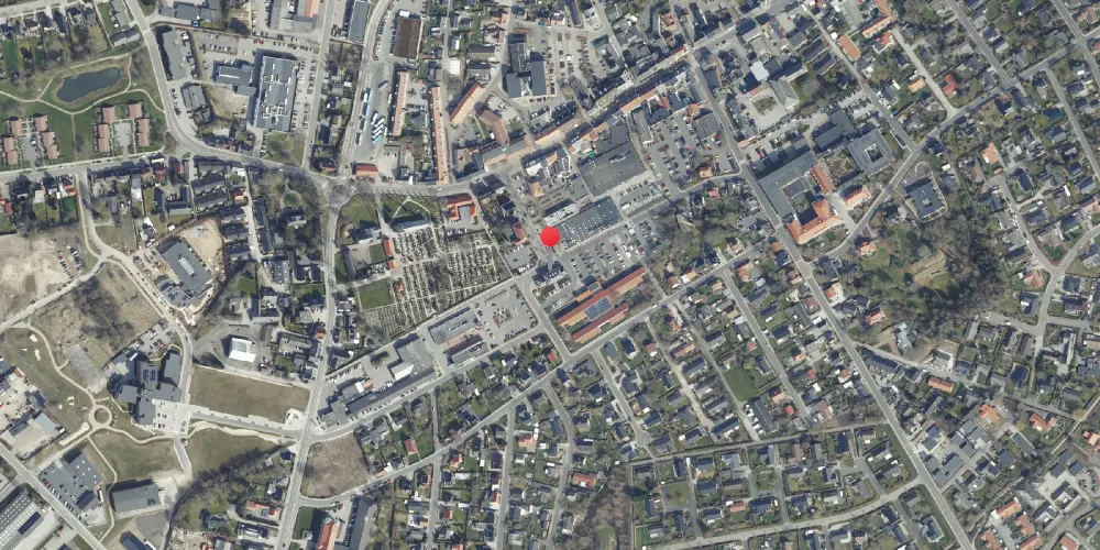 Historisk kort over Hammel Station Historisk kort over Hammel Station