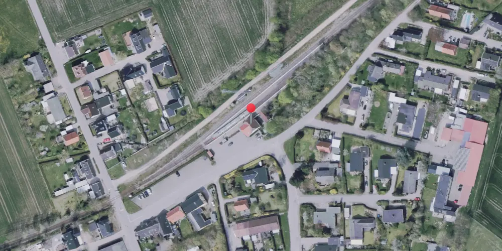 Historisk kort over Grevinge Station Historisk kort over Grevinge Station