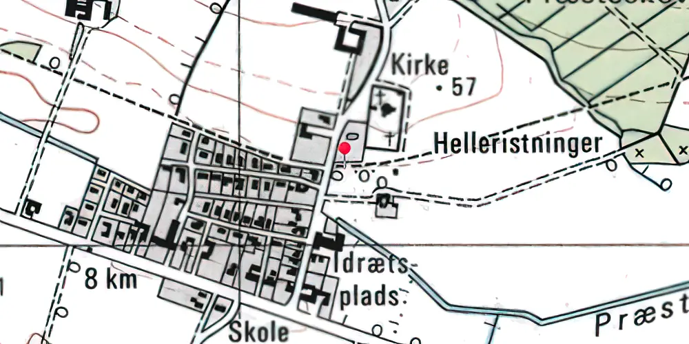 Historisk kort over Nylars Trinbræt Historisk kort over Nylars Trinbræt