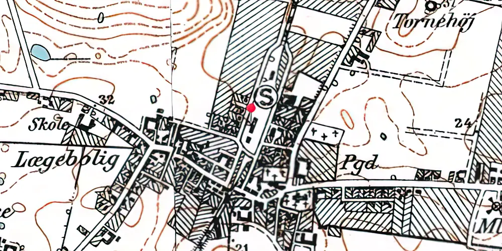 Historisk kort over Vig Station Historisk kort over Vig Station