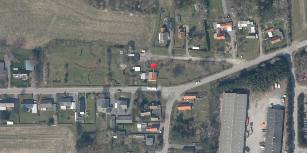 Historisk kort over Kannikegård Station Historisk kort over Kannikegård Station