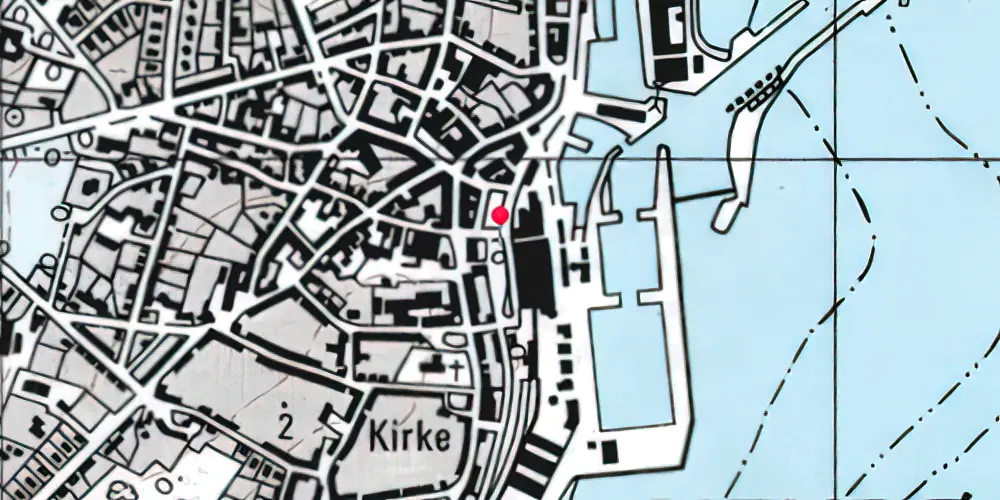 Historisk kort over Nexø Station Historisk kort over Nexø Station