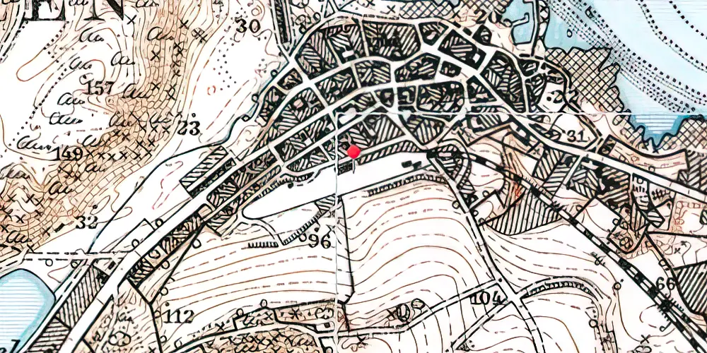 Historisk kort over Sandvig Station Historisk kort over Sandvig Station