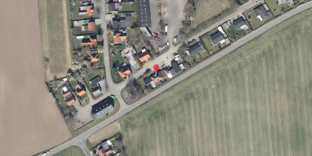 Historisk kort over Sønder Ørslev Station Historisk kort over Sønder Ørslev Station