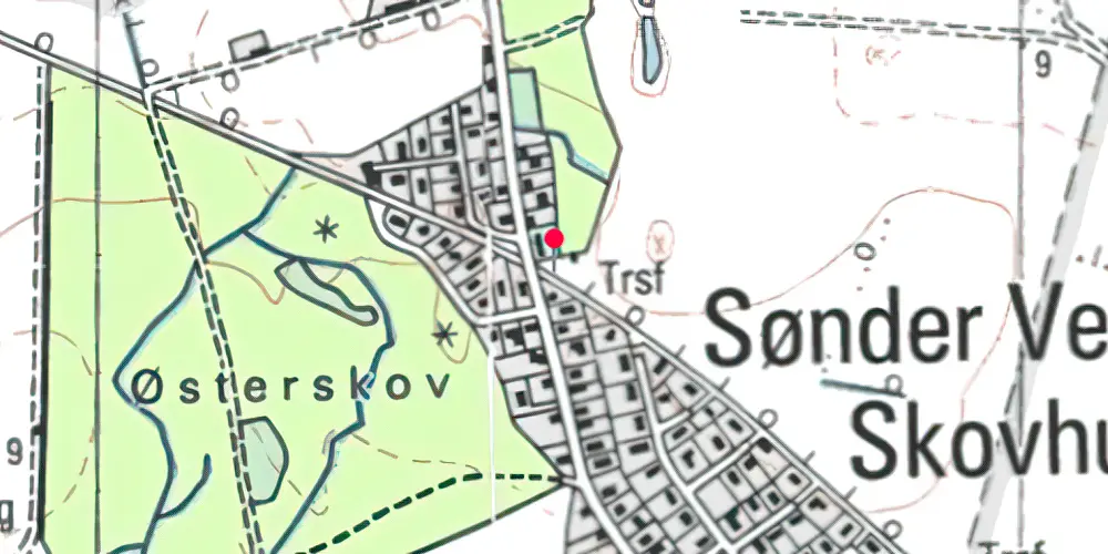 Historisk kort over Sønder Vedby Trinbræt Historisk kort over Sønder Vedby Trinbræt