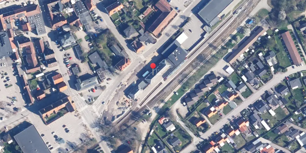 Historisk kort over Nykøbing Sjælland Station Historisk kort over Nykøbing Sjælland Station