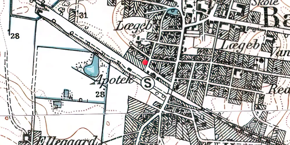 Historisk kort over Ballerup Stationscenter Historisk kort over Ballerup Stationscenter
