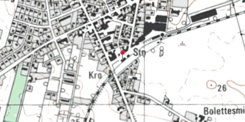 Historisk kort over Bedsted Thy Trinbræt Historisk kort over Bedsted Thy Trinbræt