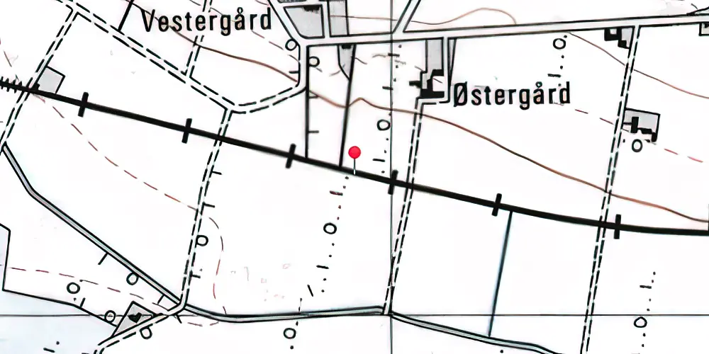 Historisk kort over Birk Centerpark Trinbræt Historisk kort over Birk Centerpark Trinbræt