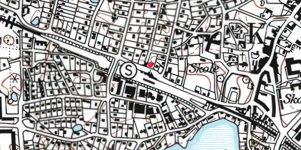 Historisk kort over Birkerød Station Historisk kort over Birkerød Station