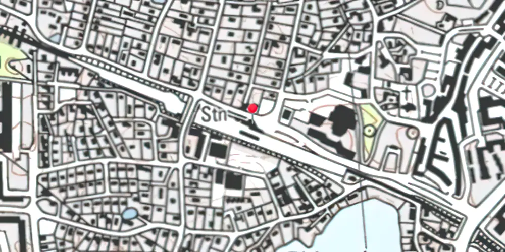 Historisk kort over Birkerød Station Historisk kort over Birkerød Station