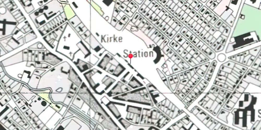 Historisk kort over Brande Station Historisk kort over Brande Station