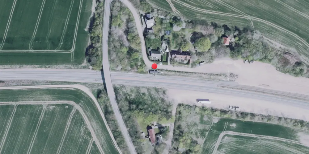 Historisk kort over Værslev Teknisk Station Historisk kort over Værslev Teknisk Station