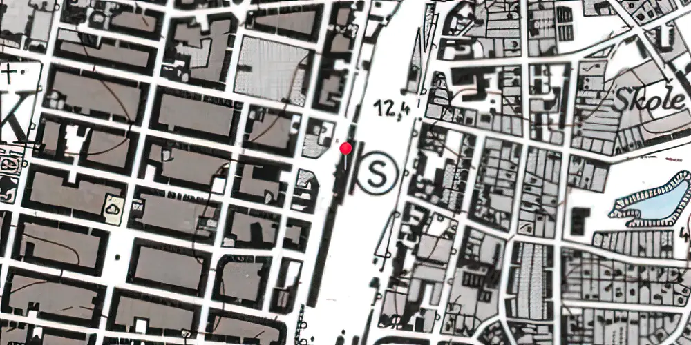 Historisk kort over Esbjerg Station Historisk kort over Esbjerg Station