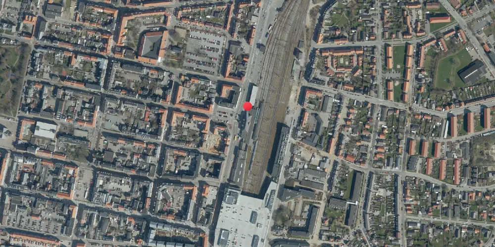 Historisk kort over Esbjerg Station Historisk kort over Esbjerg Station
