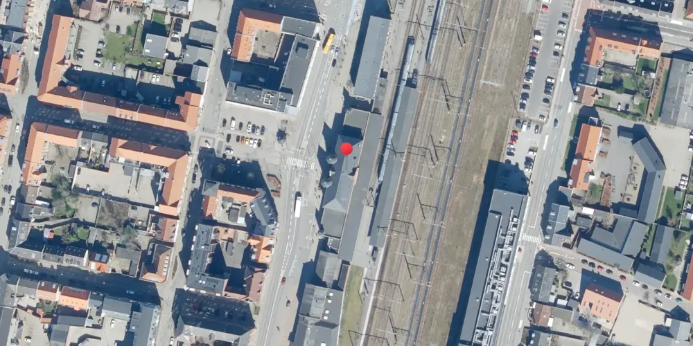 Historisk kort over Esbjerg Station Historisk kort over Esbjerg Station