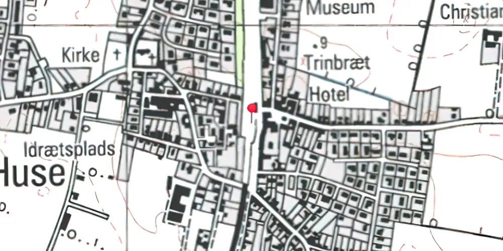 Historisk kort over Eskilstrup Trinbræt Historisk kort over Eskilstrup Trinbræt