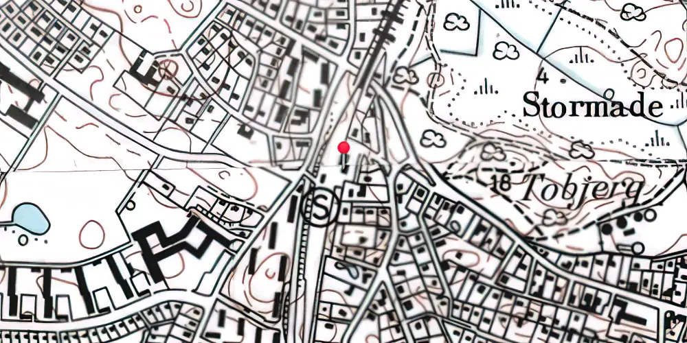 Historisk kort over Espergærde Station