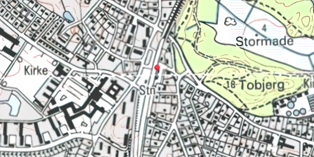Historisk kort over Espergærde Station Historisk kort over Espergærde Station
