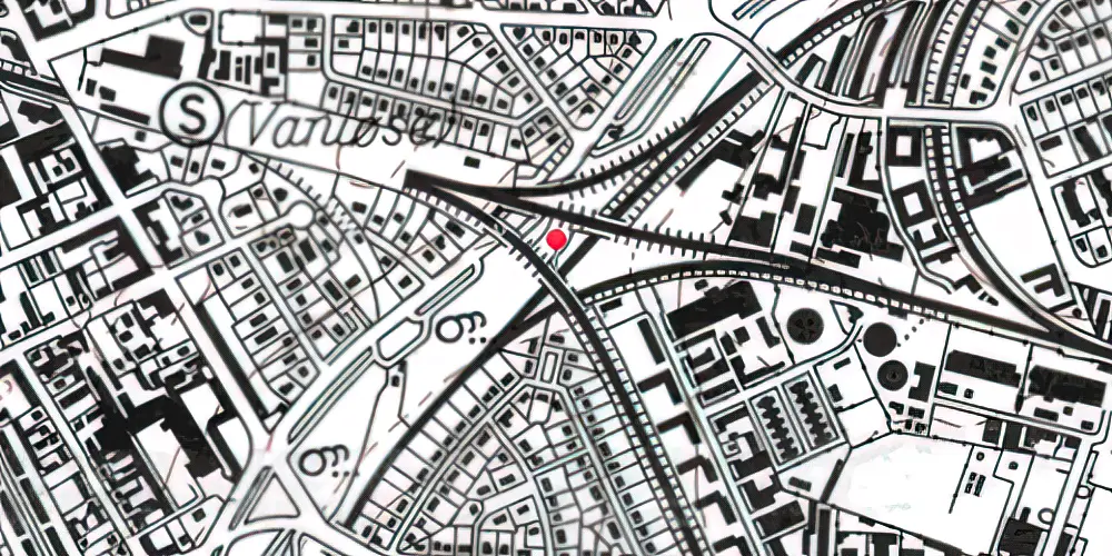 Historisk kort over Flintholm Station Historisk kort over Flintholm Station